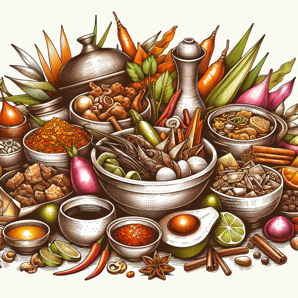 Keindahan Sketsa Makanan Tradisional Indonesia: Menyulap Hidangan Menjadi