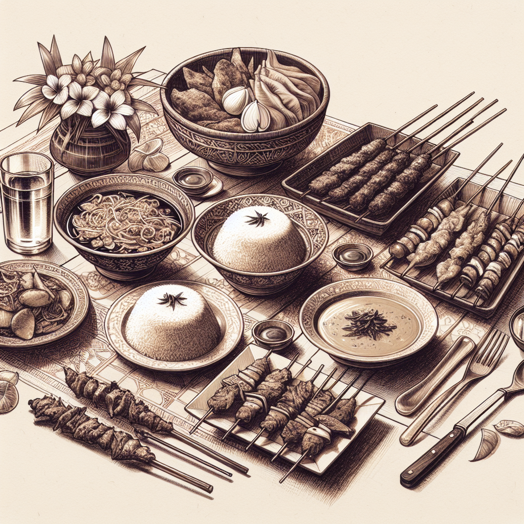 Exploring Indonesian Cuisine: The Art and Culture of Food Sketching